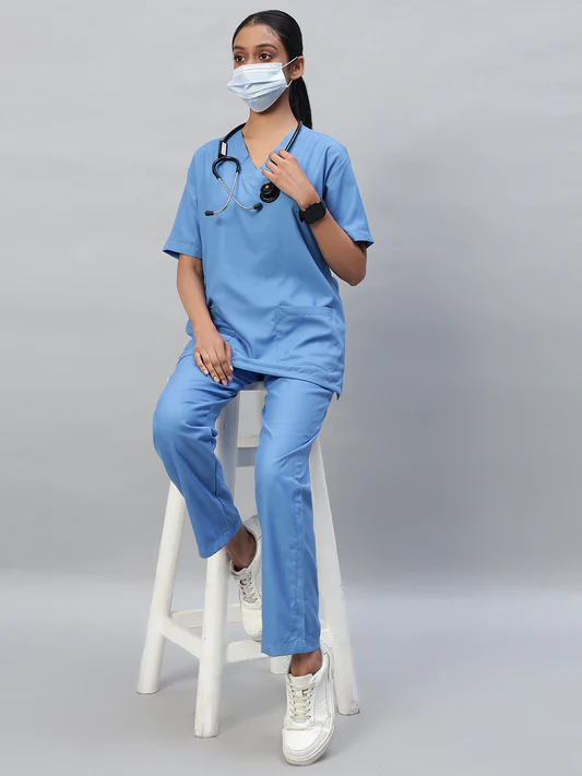 Sky Blue Medical Scrub