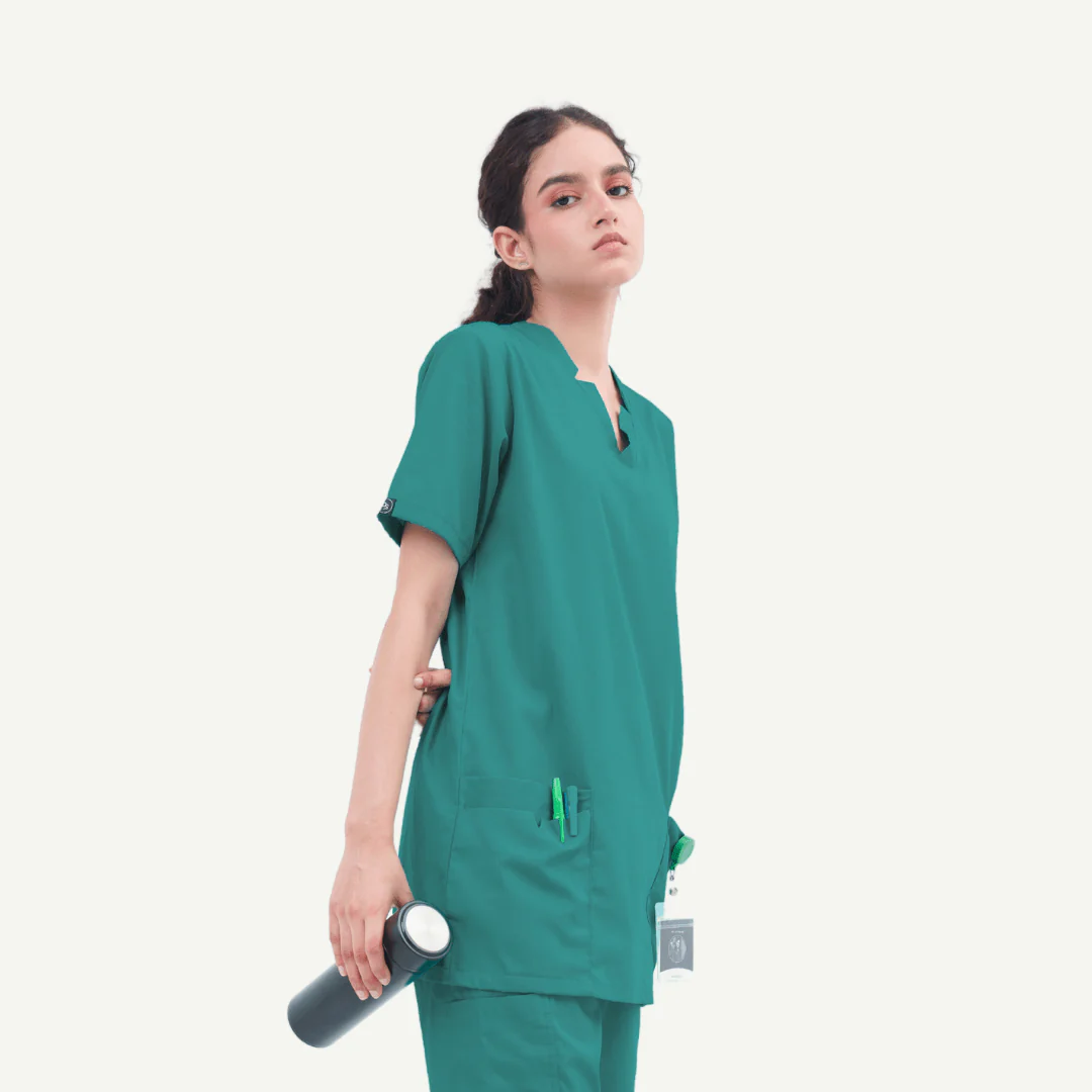 V Cut Nurse Dress